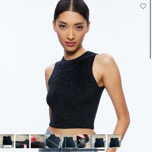 Alice + Olivia Amity Cropped Tank top